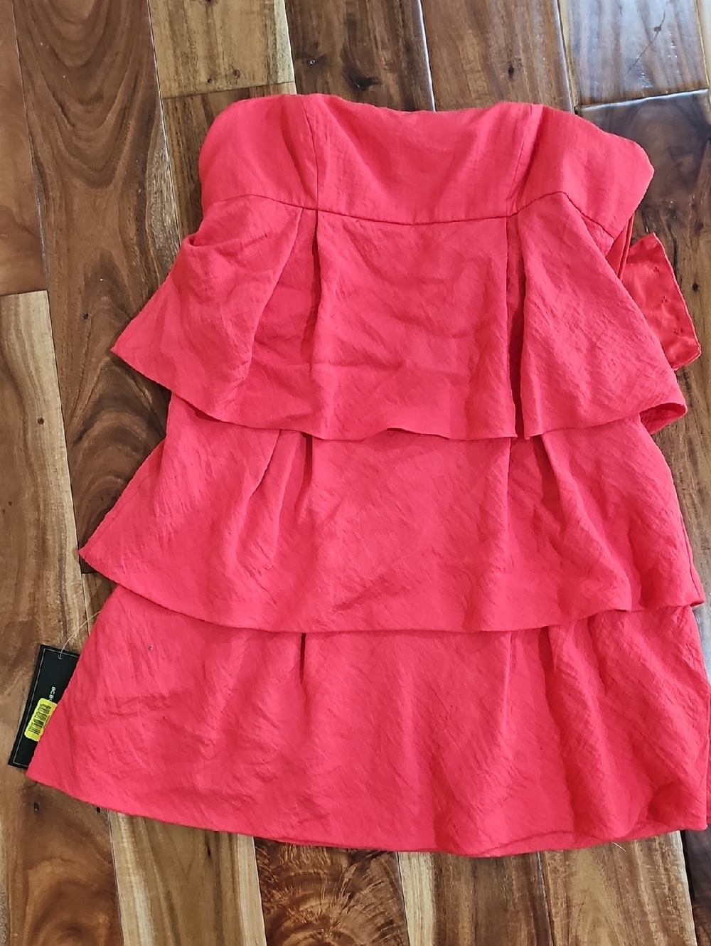BCBGMaxAzria Bright Poppy Rayon Woven Dress